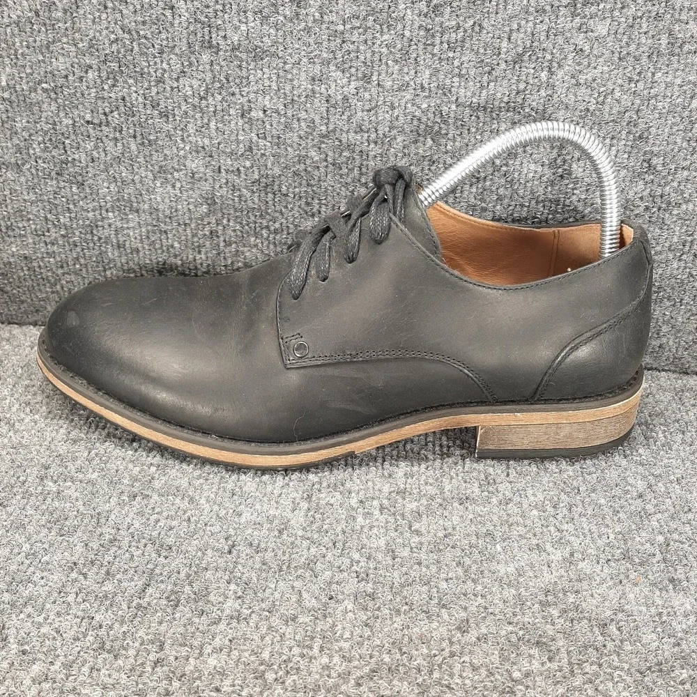 Men's Joe's Jeans Black Leather Oxfords Shoes Style Connor Size 9.5 M